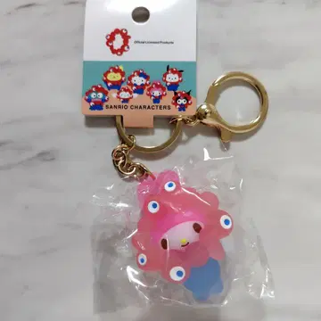 마이멜로디 산리오 미야쿠미야쿠 클리어 컬러 마스코트 키링