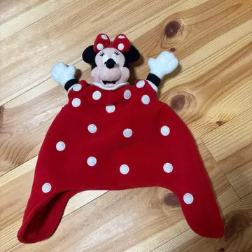 미니 마우스 물방울 패턴 캡