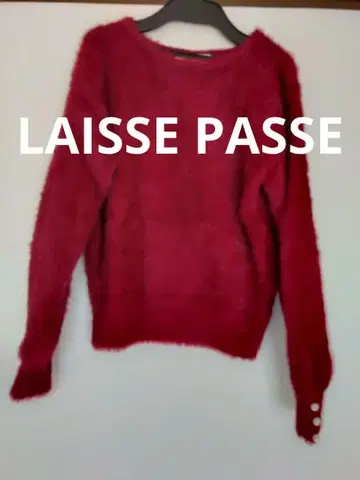 빨간색 스웨터 레스 빠세