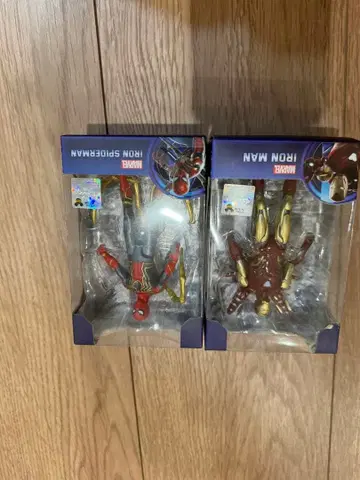 아이언 스파이더맨 & 아이언맨 피규어 세트