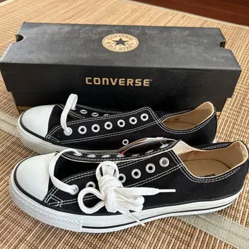 CONVERSE 올스타 블랙 스니커즈