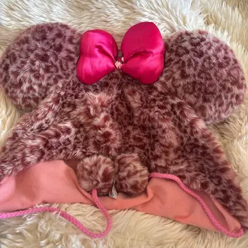 미니 마우스풍 퍼 캡