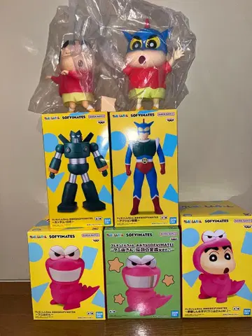 짱구는 못말려 소프트 비닐 피규어 묶음 판매 신짱