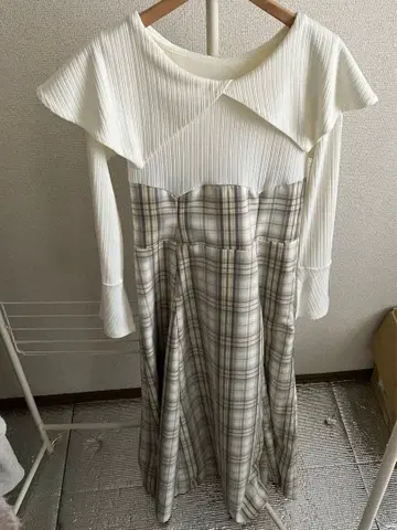 dazzlin 체크 무늬 원피스