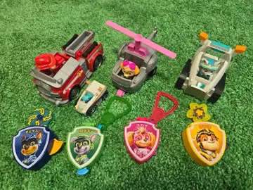 [ 중고 ] 파우패트롤 비클 여러가지 세트 수납 BOX 포함