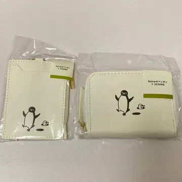 Suica 펭귄 3코인즈 코인 케이스 패스 케이스 화이트