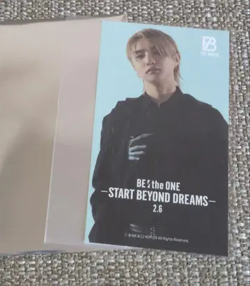 BE:FIRST 준논 BE:the ONE 무비티켓 구매 혜택 스티커