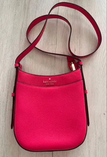 케이트 스페이드 핑크 가죽 숄더백