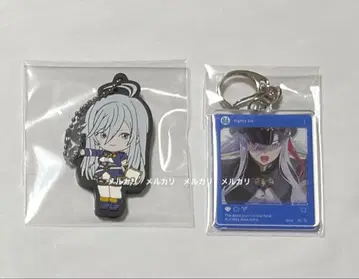 레나 캡슐 러버 마스코트 아크릴 키링 쿠지비키도