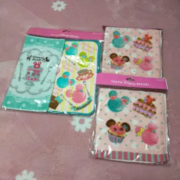 디즈니 리조트 미니 타월 세트 미키 미니 4장