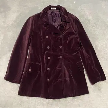 [ NAN-HAlTU ] 벨벳 테일러드 자켓 버건디