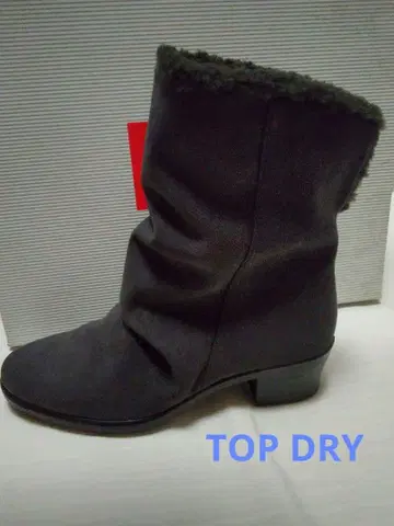 탑 드라이 보아 하프 부츠 미사용품 23.5cm EEE