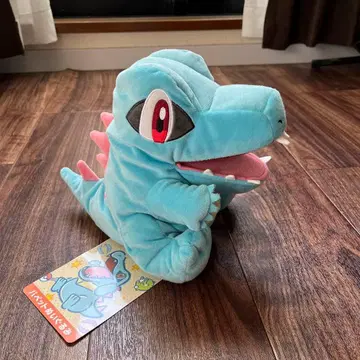 택 포함 새상품 포켓몬 센터 한정판 와니노코 퍼펫 봉제 인형 물기 부대