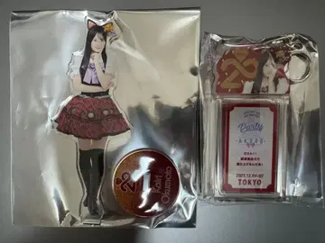 오쿠모토 카이리 2점 세트 지역 한정상과 아크릴 스탠드상