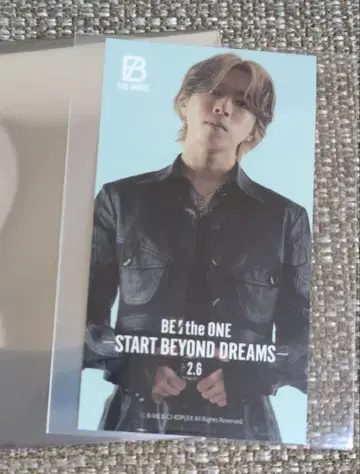 BE:FIRST 소우타 BE:the ONE 영화 티켓 구매 특전 스티커