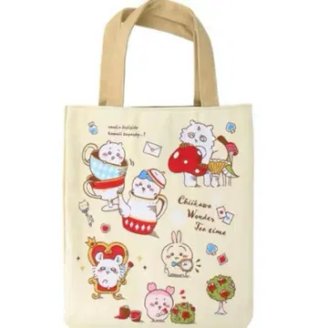 원더랜드 베이지 치이카와 (먼작귀) 원더 티타임 레피아조 미니 토트