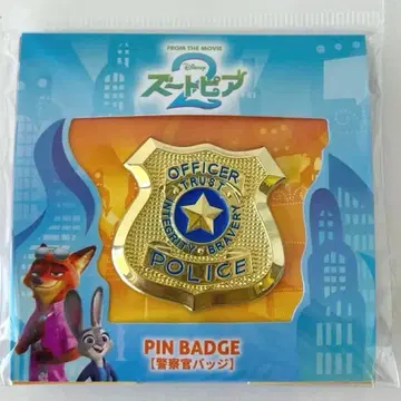 [공식] 주토피아 경찰 배지 닉 주디 영화 디즈니