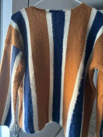 빈티지라이크 Girlhood C 긴팔 스웨터 오렌지 네이비