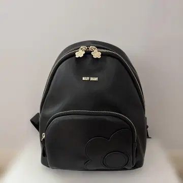 MARY QUANT 블랙 백팩