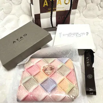 ATAO 이단 접이식 지갑 밀리모 샹그릴라 블록 파티 몽환룩 색상