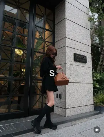 스즈키 아미 플랫폼 롱 부츠