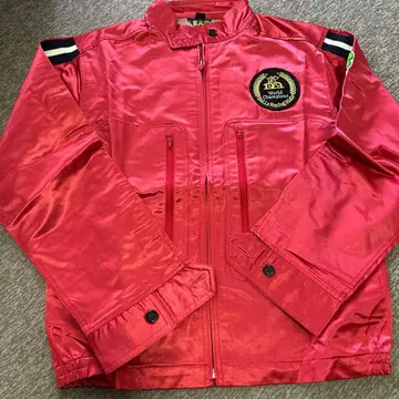 리드 LEAD 자켓 CHAMPIONS 빨간색 나일론 자켓