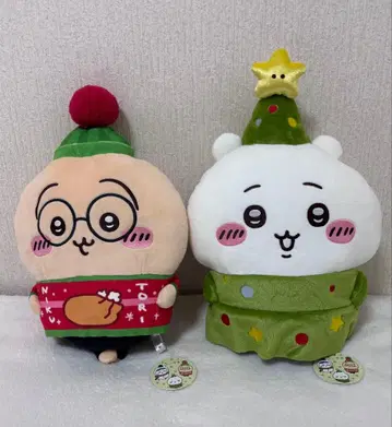 치이카와 크리스마스 봉제 인형 2체 세트