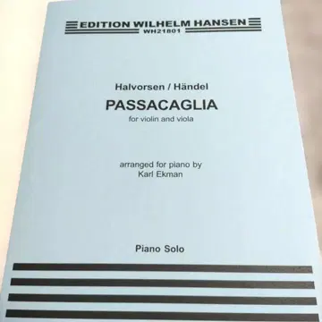 악보 피아노 PASSACAGLIA