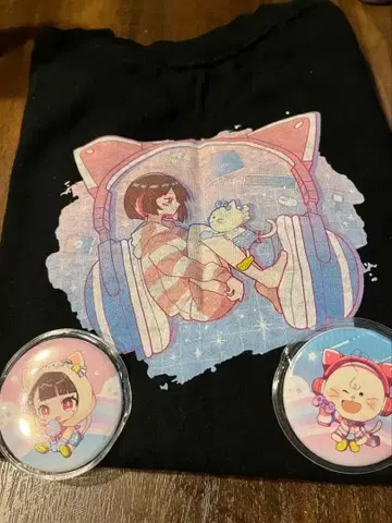 TAMAchan 티셔츠, 캔뱃지, 부채