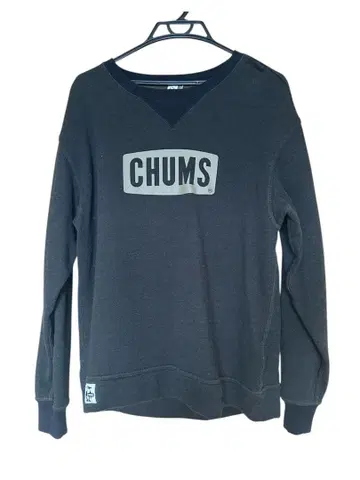 CHUMS V넥 트레이닝복 L 사이즈 다크 그레이