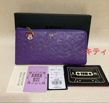 ANNA SUI 장지갑 패스 케이스 포함 디즈니 Disney DISCO!