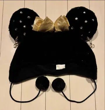 디즈니 리조트 팬캡 미니 블랙