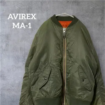 아비렉스 AVIREX MA-1 플라이트 자켓 카키 L