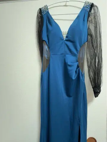 쥬얼스 롱 드레스 슬릿