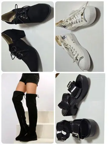 빅 사이즈 부츠 스니커즈 등