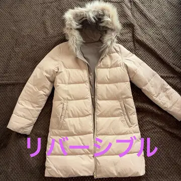 [리버서블] 퍼 달린 다운 코트