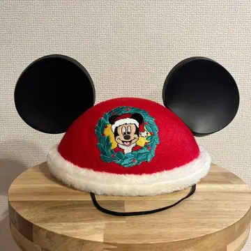 디즈니 크리스마스 미키 이어햇 자수