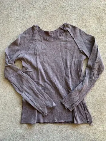 어태치먼트 그레이 긴팔 티셔츠 니트 2