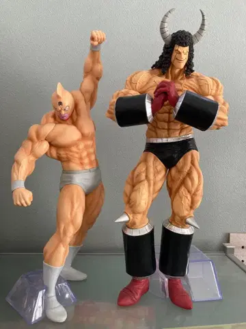 제일복권 근육맨 A B 버팔로맨 피규어