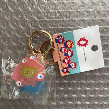 산리오 미야쿠미야쿠 클리어 키링 폼폼푸딩