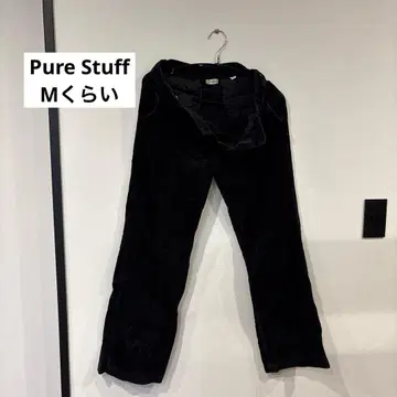 Pure Stuff 블랙 코듀로이 롱 팬츠 M 사이즈 정도
