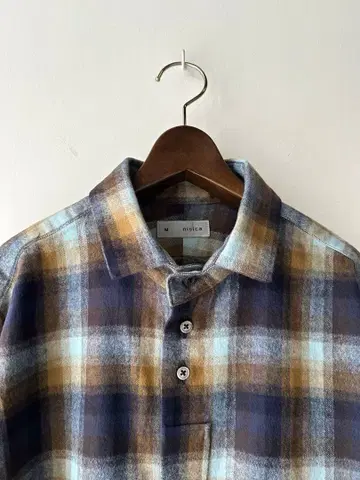 새상품급 nisica 니시카 체크 무늬 플란넬 셔츠