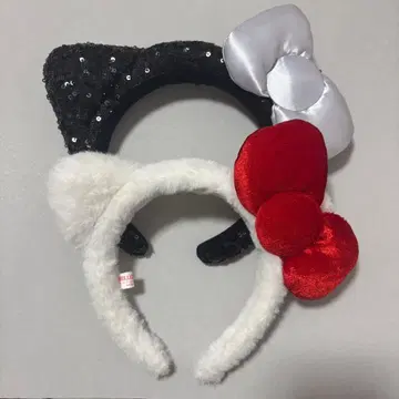 헬로키티 머리띠 세트 USJ 퓨로랜드