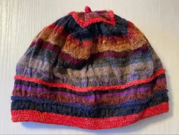 사토 섬유 M&KYOKO 니트 모자 모자 리버서블