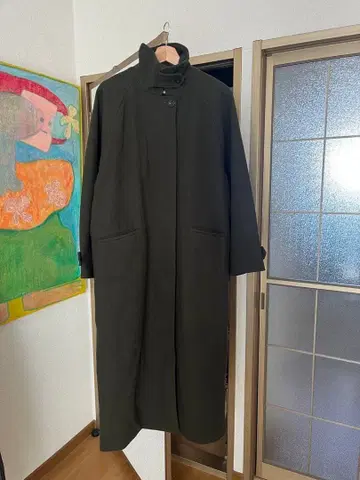 [ KBF ] 모스그린 롱 코트