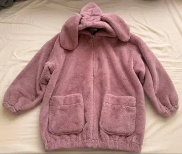 [ 새상품급 ] Majoretty 복슬복슬 토끼 귀 후드티 L