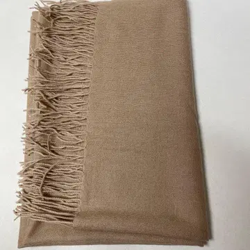 캐시미어 스톨 숄 머플러 베이지 대형