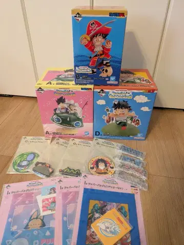 제일복권 드래곤볼 스냅 컬렉션2 A상 B상 D상 묶음 판매