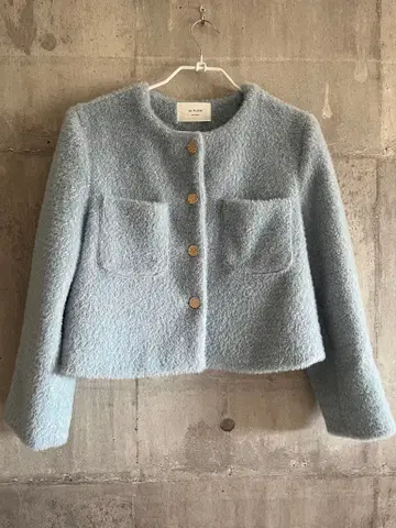 [ 새상품 ] 노카라 자켓 한국 골드 버튼