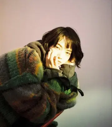 PERVERZE 퍼버스 모헤어 가디건 니트 보더